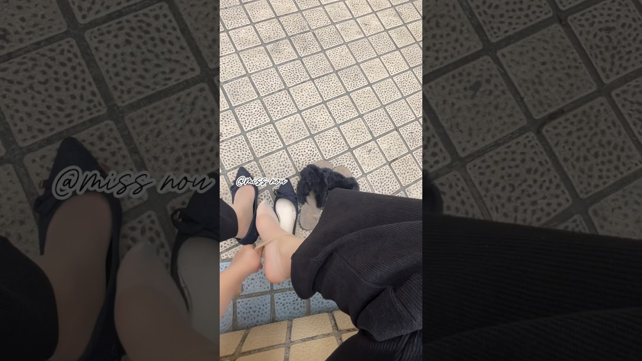 Nylon socks and hig heels 