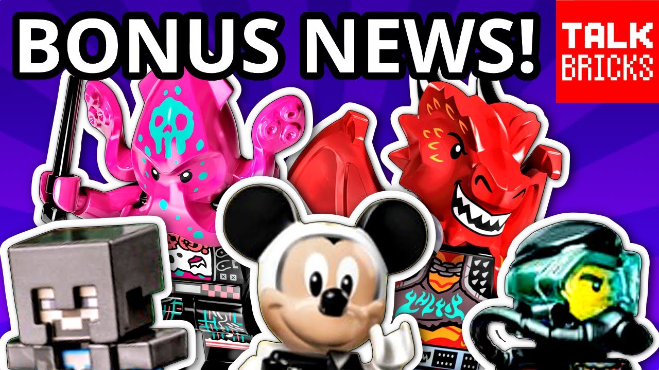 BONUS LEGO NEWS! Summer 2021 Minecraft! Ninjago! Mickey Mouse?! City! Creator! Vidiyo! May the 4th!