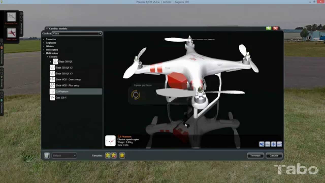 CONFIGURACION Y USO DE SIMULADOR DE VUELO PHOENIX  RC 5.0 W