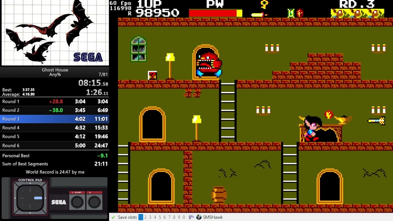 [Speedrun] SMS - Ghost House | 