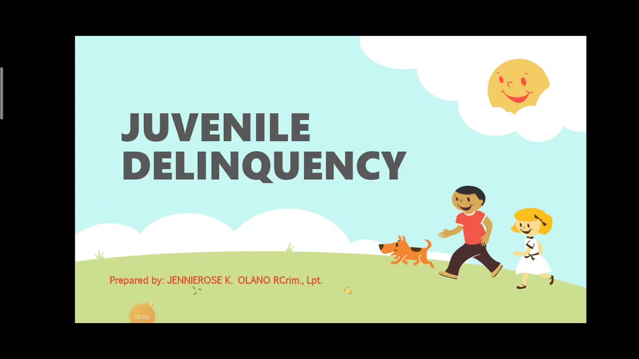 Juvenile Delinquency|| Introduction to Criminology