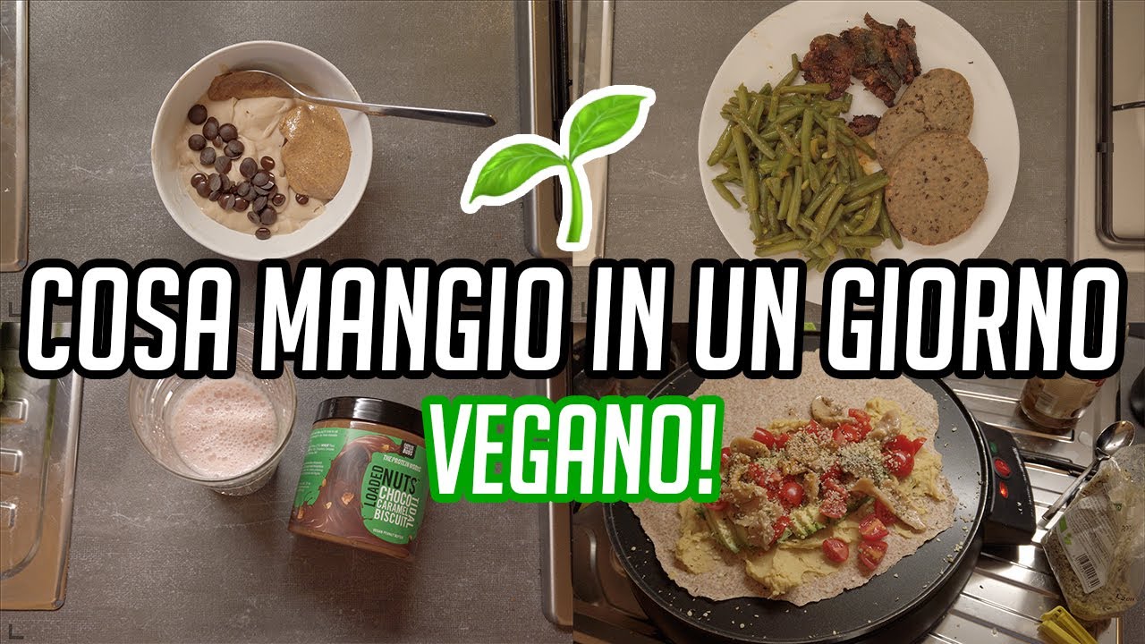 WHAT I EAT IN A DAY (vegan🌱) 🥣 🍔 COSA MANGIO IN UN GIORNO VEGANO!?