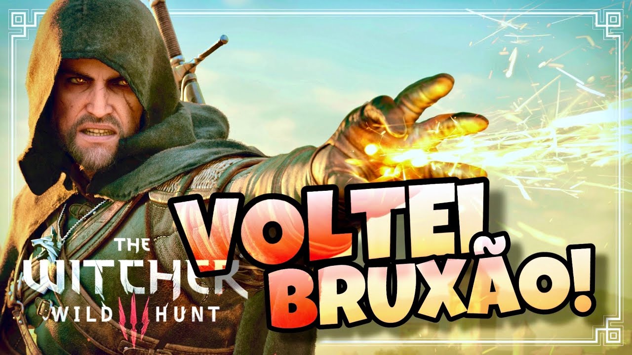 The Witcher 3 EU VOLTEI!!!! Estava com Saudades do Geraldão!