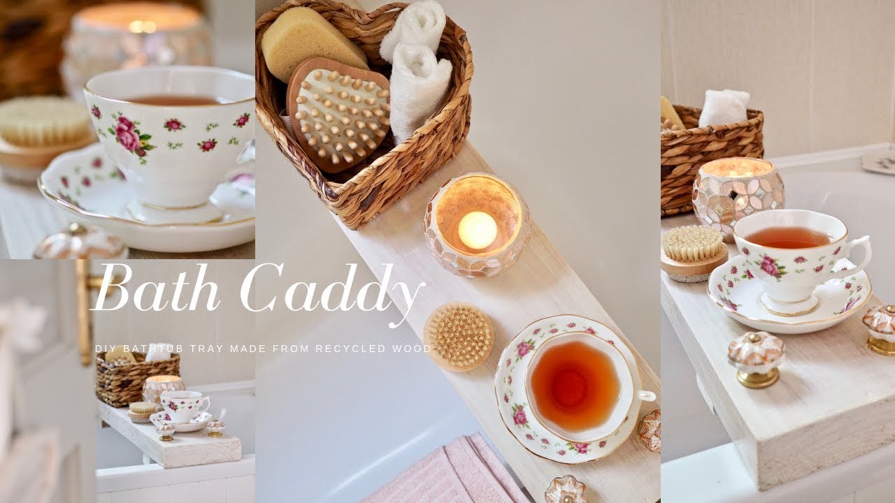 How to make a Bathtub Caddy or tray, using recycled wood