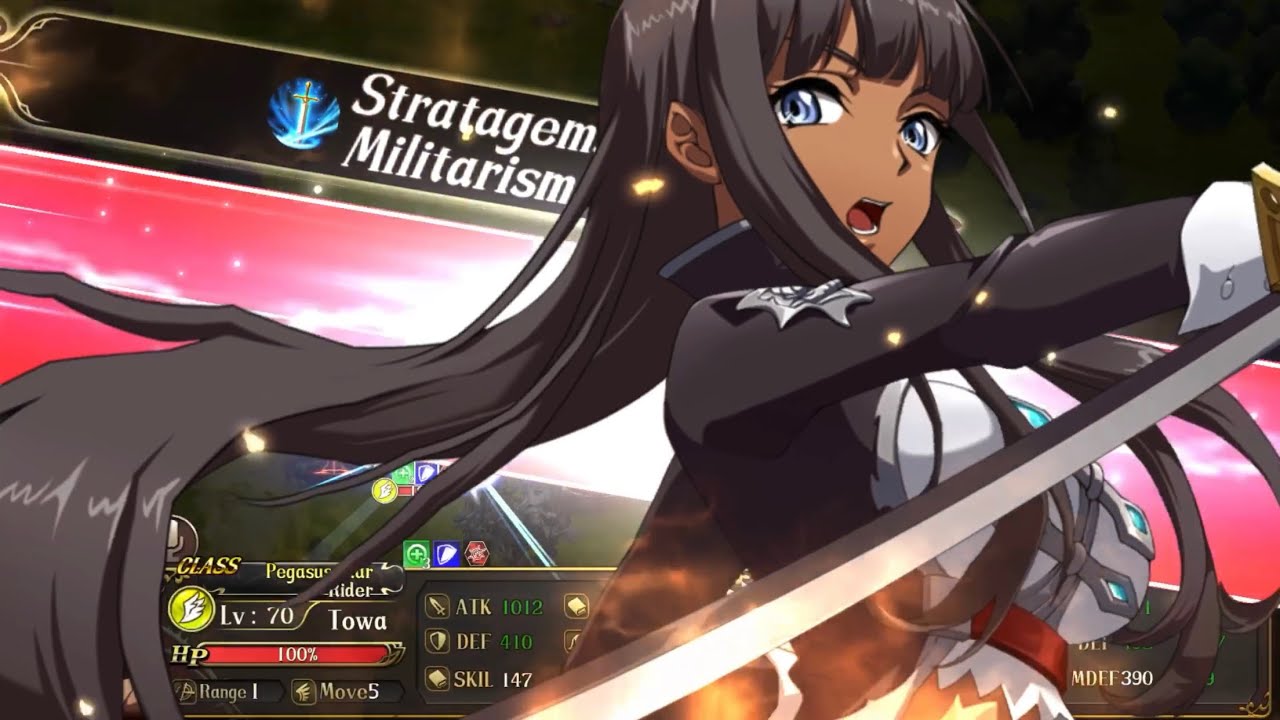 Langrisser M - Towa 3C Awakening Skill Unlocking and Showcase