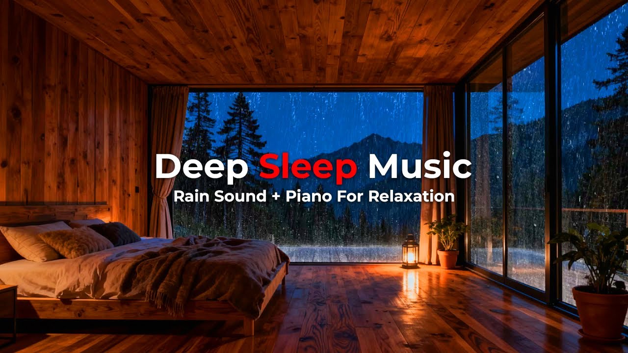 Soothing Piano and Rain Sound, ( No Ads)🌧️- Relaxing Music Relieves Stress, Anxiety and Depression