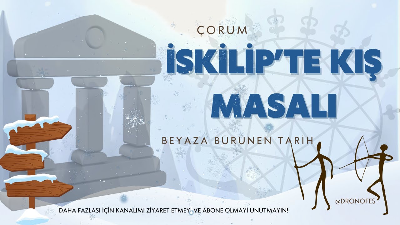 İskilip&rsquo;te Kış Masalı: Beyaza B&uuml;r&uuml;nen Tarih (4K Drone) DJI Mini 4 Pro 🏔️ &Ccedil;ORUM GEZİLECEK YERLER