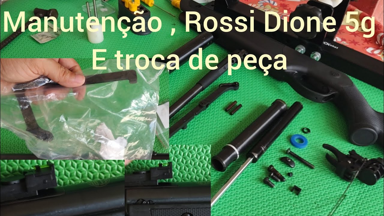 Rossi Dione 5g,  troca de lavanca , e alça de mira resolvida