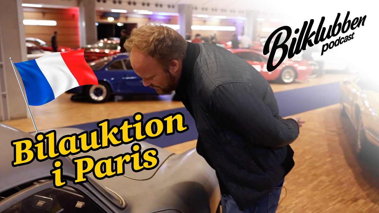 Millionerne ruller til bilauktion i Paris, hvor NP og Richter er rejst hen!