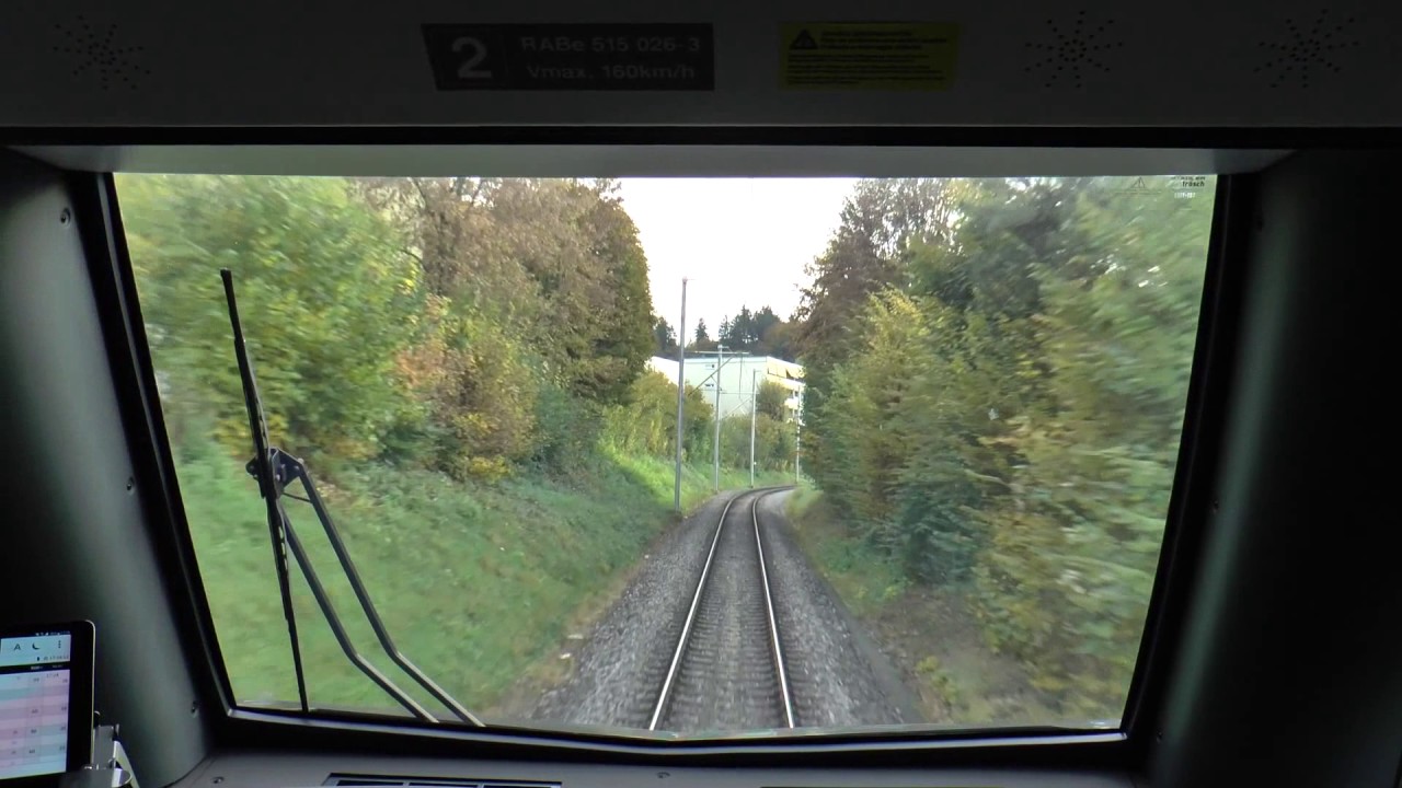 Cab Ride BLS RABe 515 026 Bern - Schwarzenburg