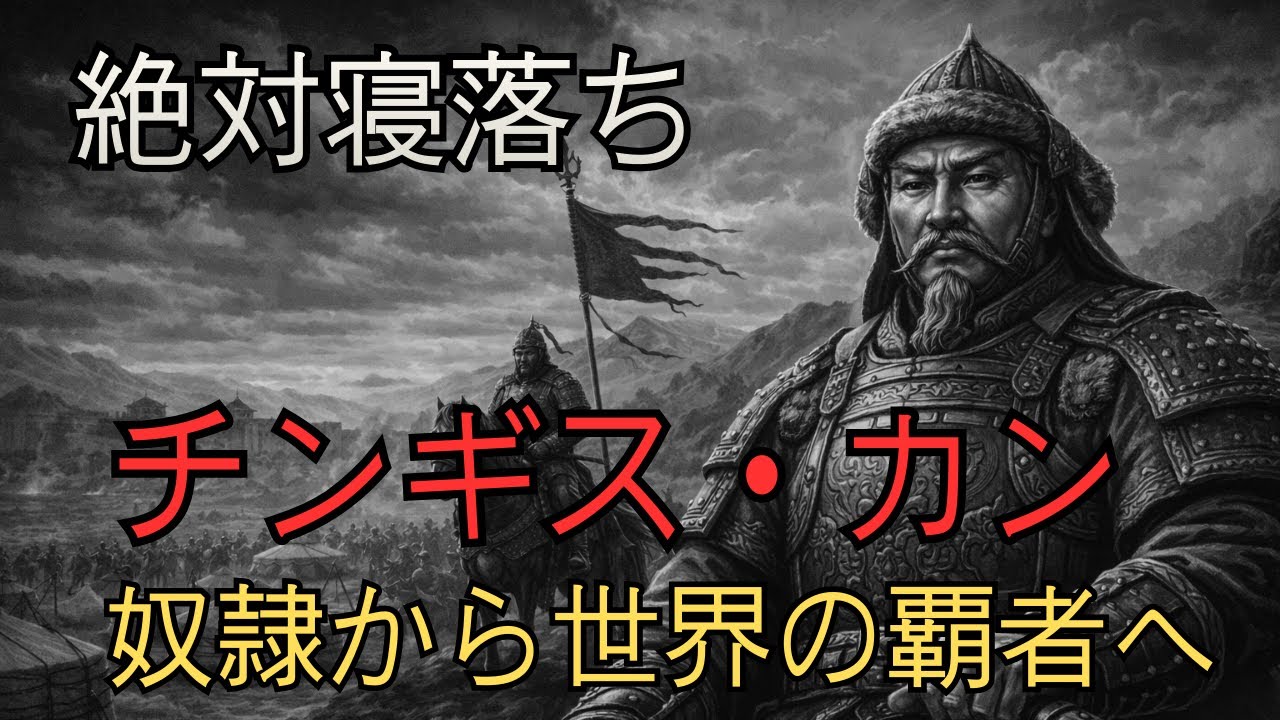 🌙おやすみ前のストーリー：~奴隷から世界の覇者へ~ チンギス・カンが築いた史上最大の帝国｜小さな深夜書房