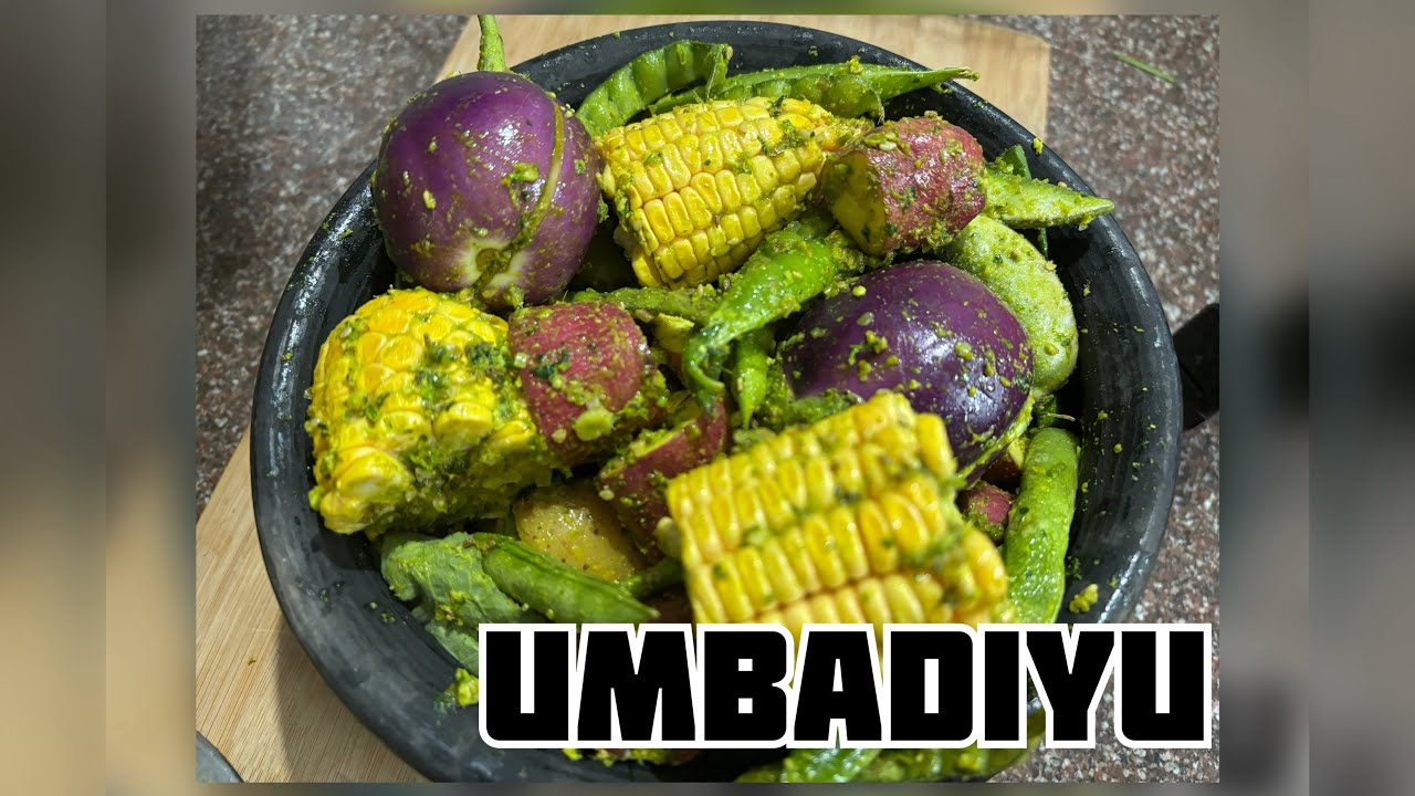 Winter special UMBADIYU recipe |  try this traditional dish at home #umbadiyu