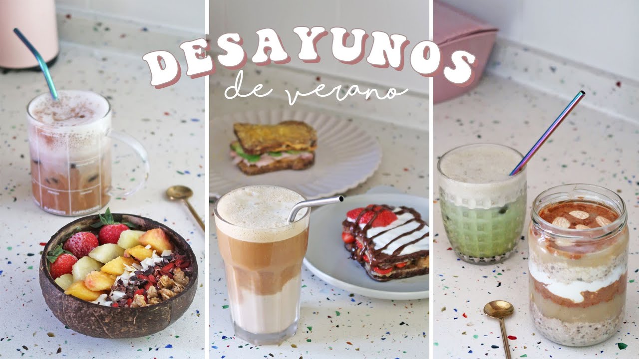 DESAYUNOS DE VERANO l Frozen acai bowl, Overnight Oats, French Toast