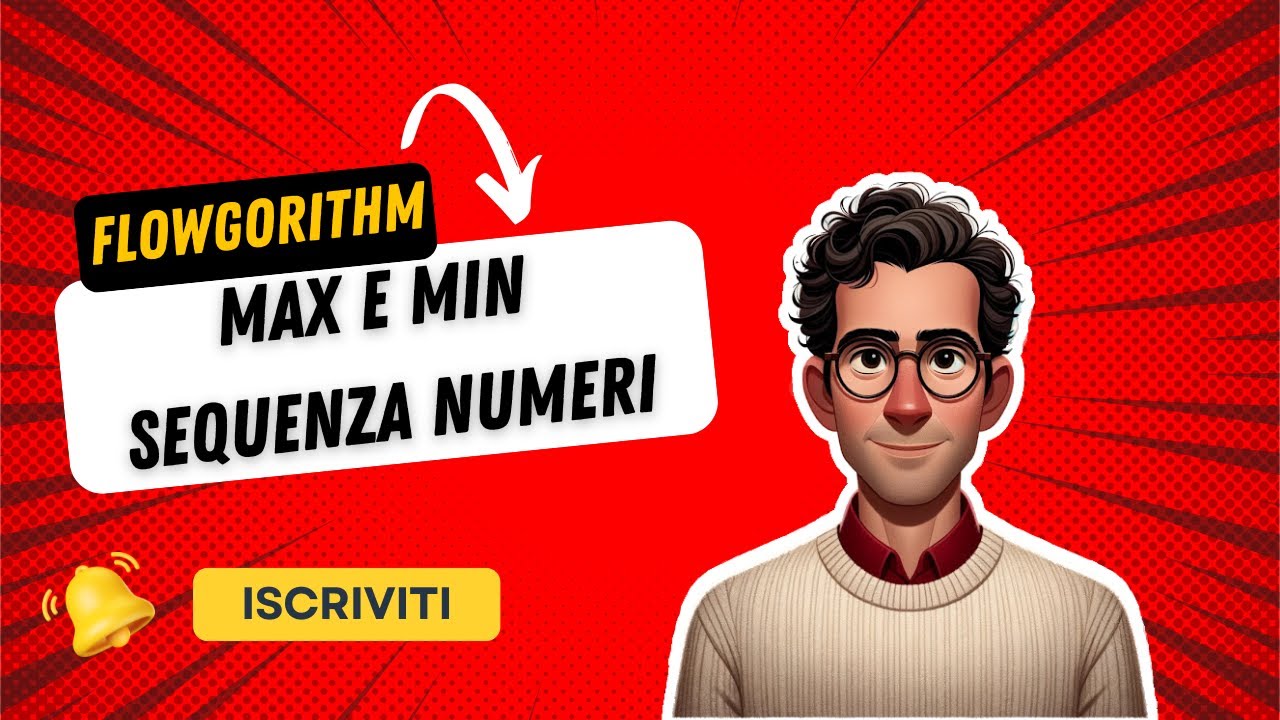 Flowgorithm 02 -  max e min di sequenza di numeri