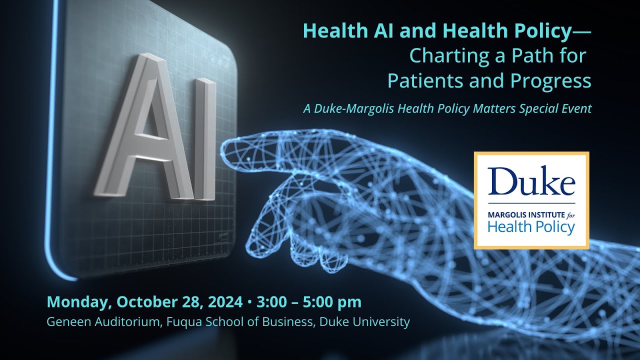 Health AI and Health Policy — Charting a Path for Patients and Progress