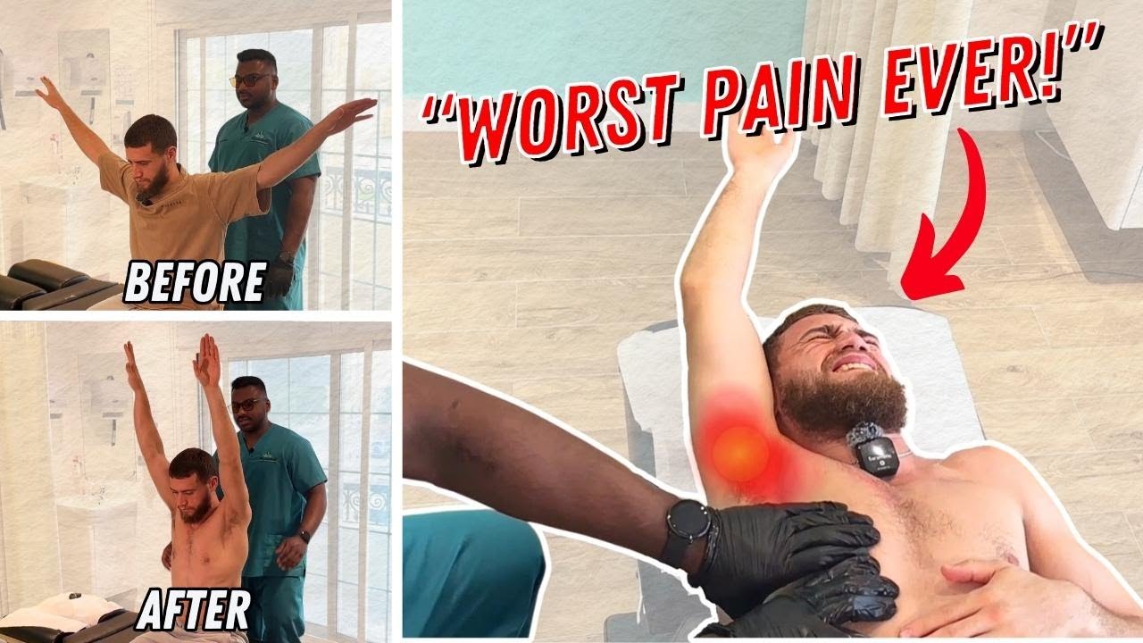 This Pro Boxer Couldn't Lift His Shoulders fully : Watch LIVE as We Eliminate Shoulder Impingement !