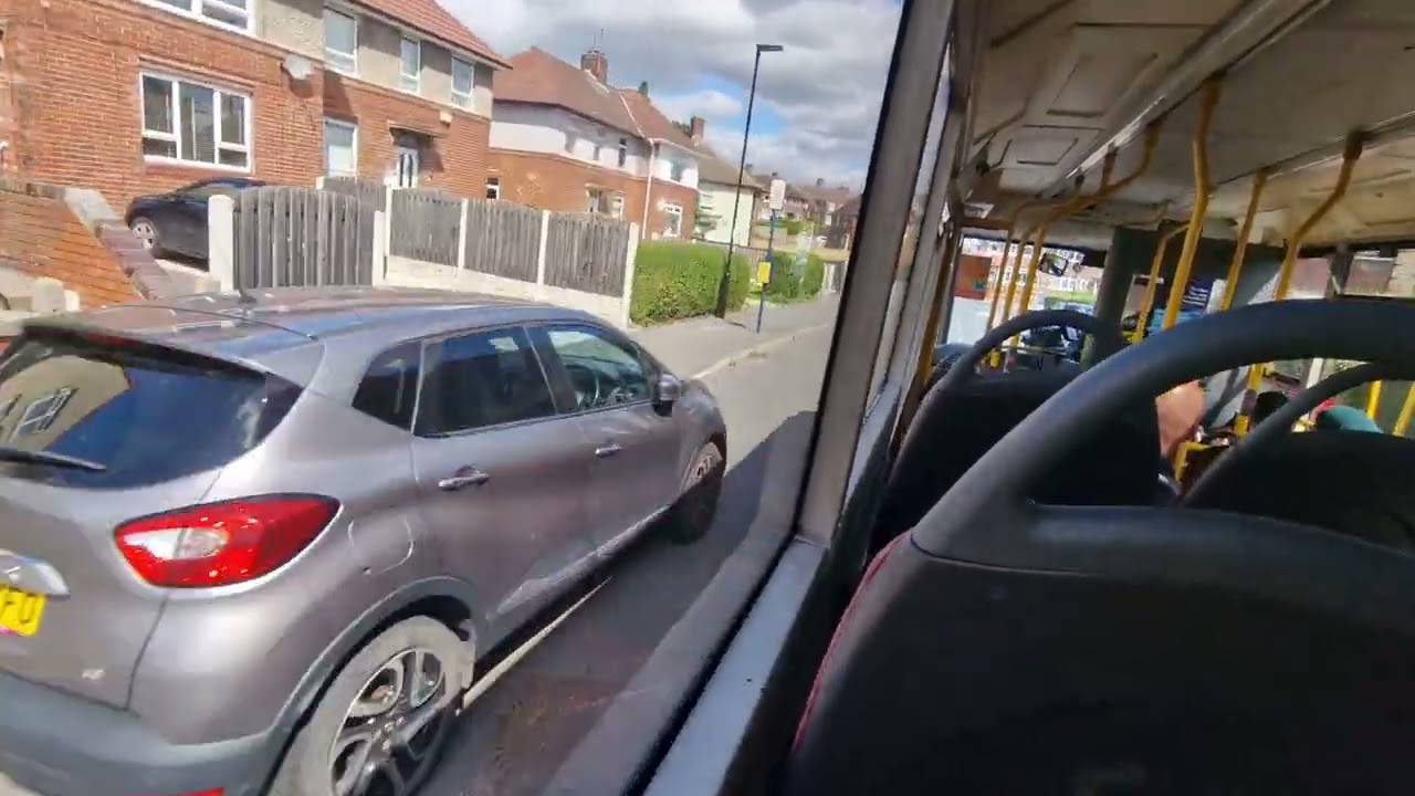 Bus Ride TM Travel New Route 32, Northern General Hospital to Sheffield, 1191 Optare Solo, 9/8/23