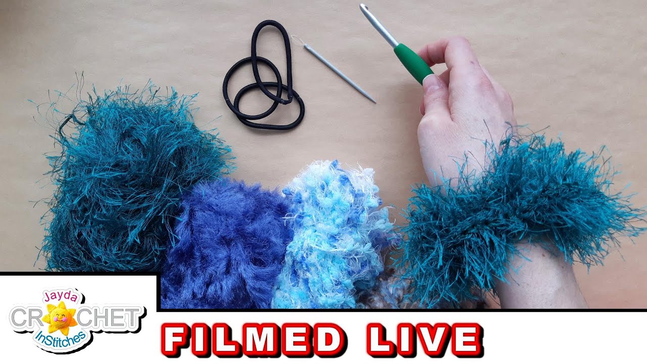 How To Use Annoying Novelty Yarn - Crochet Party Live Stream - March 10, 2023