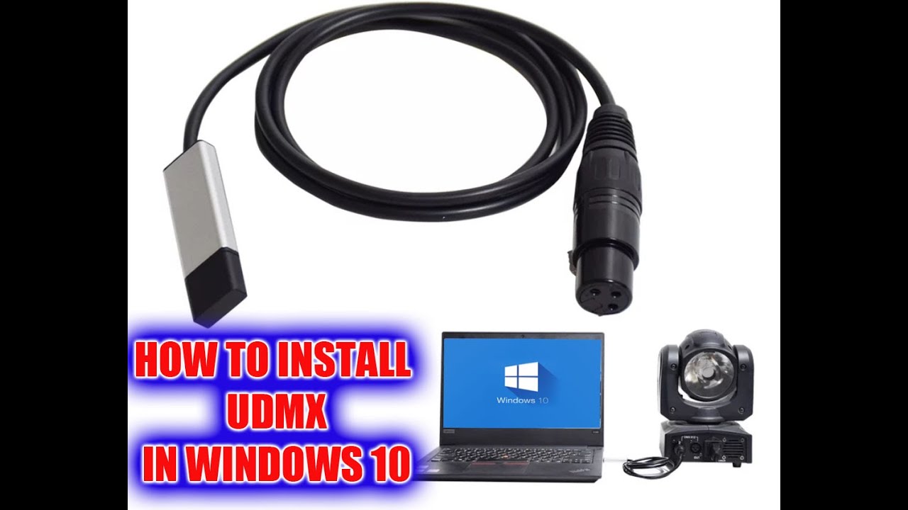 How to install udmx in windows 10