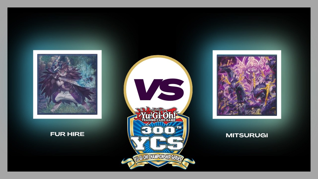 #YCS300 Dortmund | Round 3 | Fur Hire GMX vs Mitsurugi | Tutorial de deck para não jogar em um YCS.