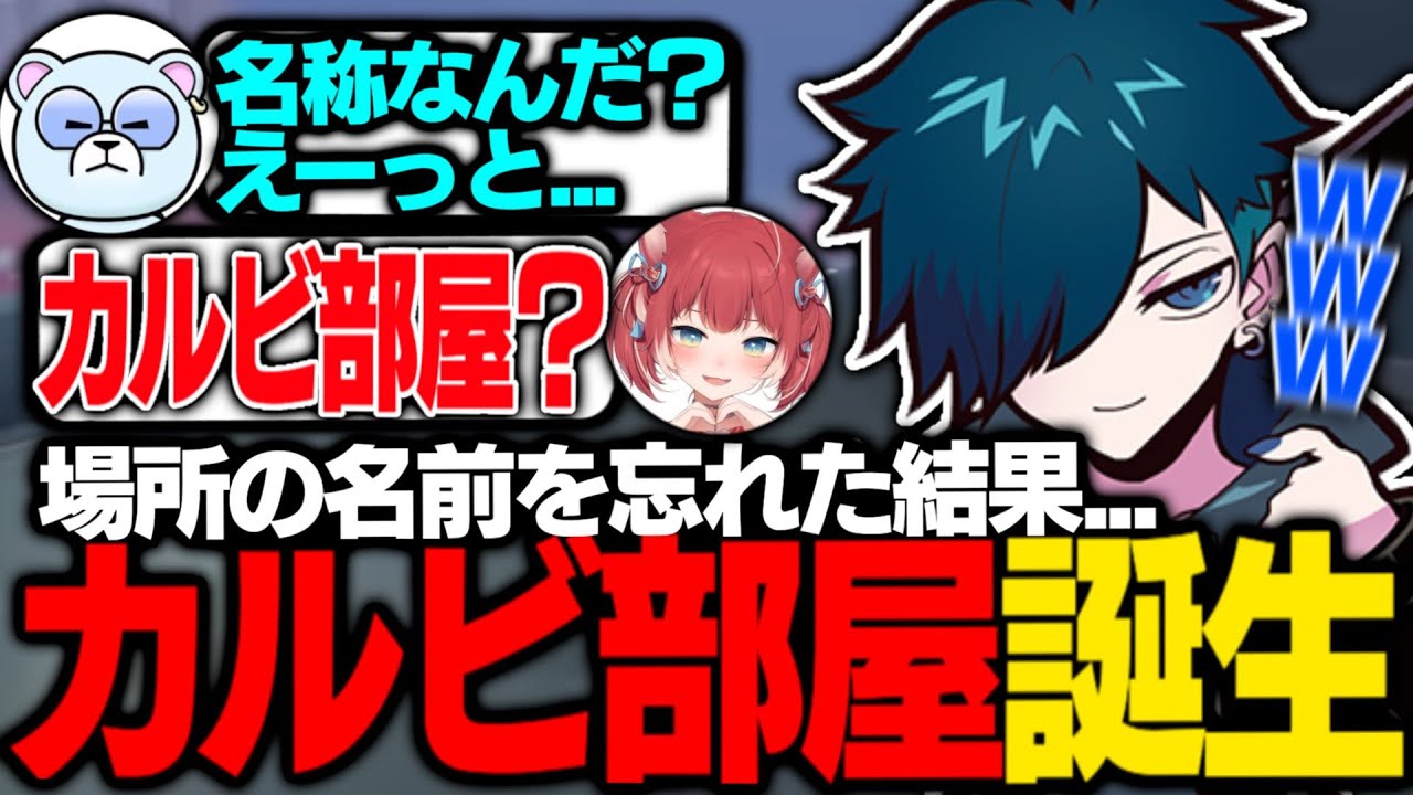 【VALO】かるびさんのごり押しで新しい名称が生まれてしまったｗｗｗ【バニラ/赤見かるび/紡木こかげ/猫汰つな/わいわい】
