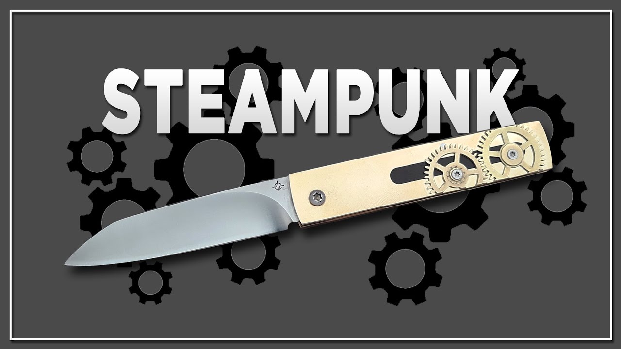 Couteau Steampunk - Par le Meilleur Ouvrier de France Nicolas Couderc