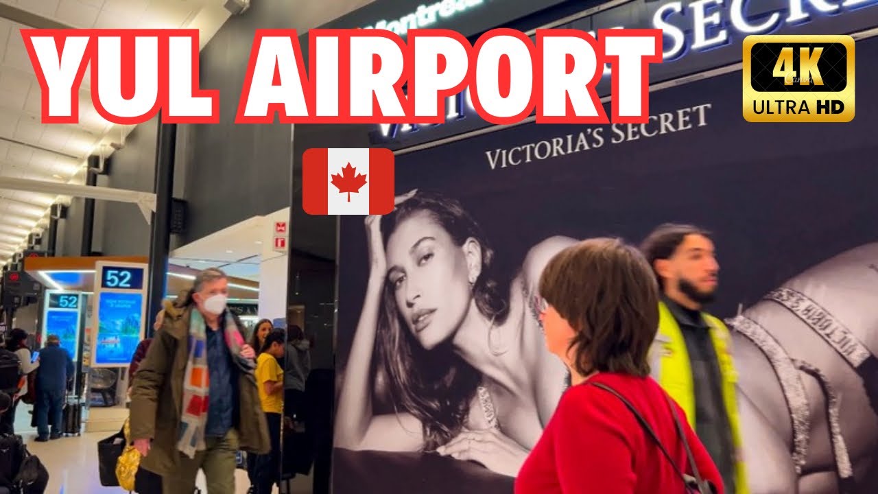 Exploring YUL: Full Walking Tour of Montreal&rsquo;s Busy International Airport in 4K🇨🇦✈️