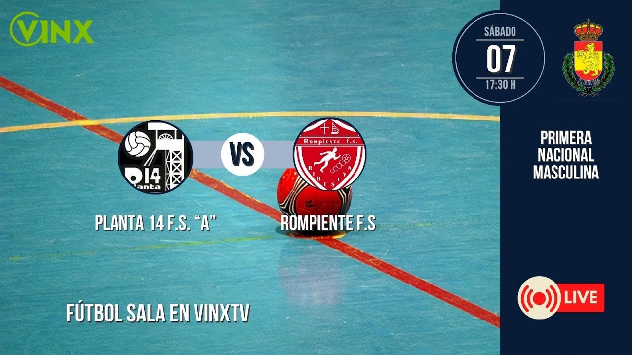 F&Uacute;TBOL SALA: PLANTA 14 F.S 