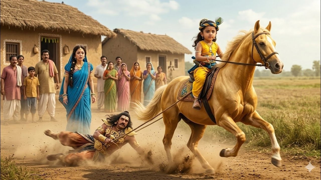 जब बाल कृष्ण का रौद्र रूप देखकर सब रह गए हैरान | यशोमती मईया के नंदलाला | Shree Krishan Leela