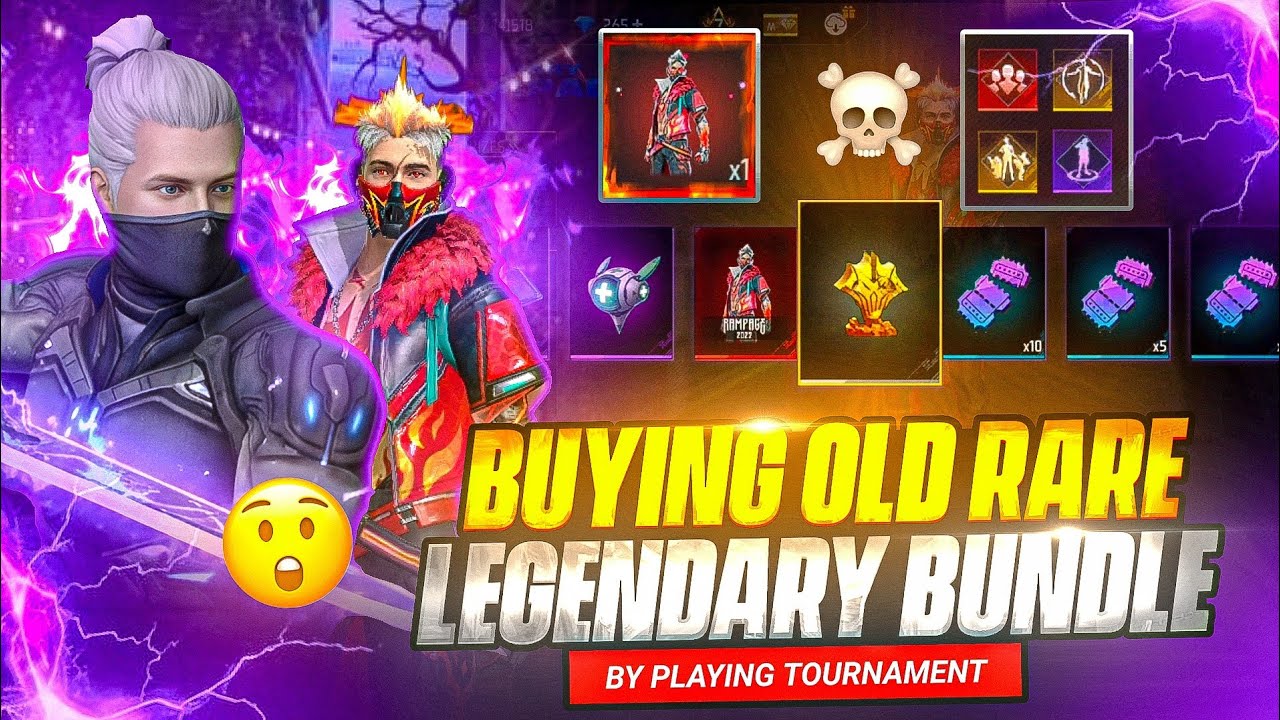 BUYING OLD RARE LEGENDARY BUNDLE 🔥 BY PLAYING TOURNAMENT | SOLO TOURNAMENT GAMEPLAY | EP-3