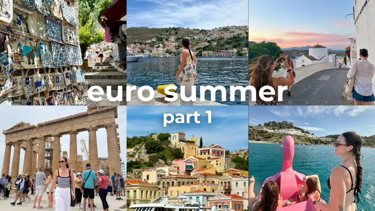 TRAVEL VLOG | be a tourist in Greece with me 🇬🇷☀️