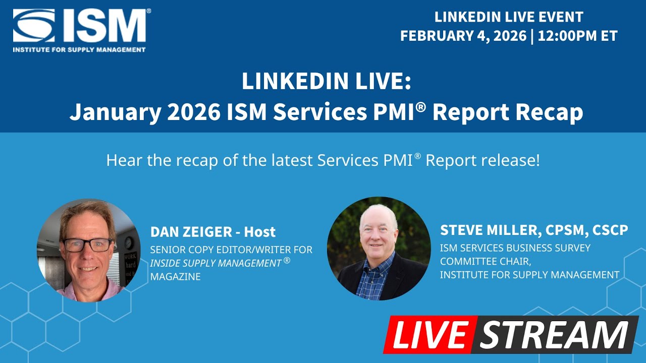 January 2026 ISM Services PMI Report Recap (LinkedIn Live)
