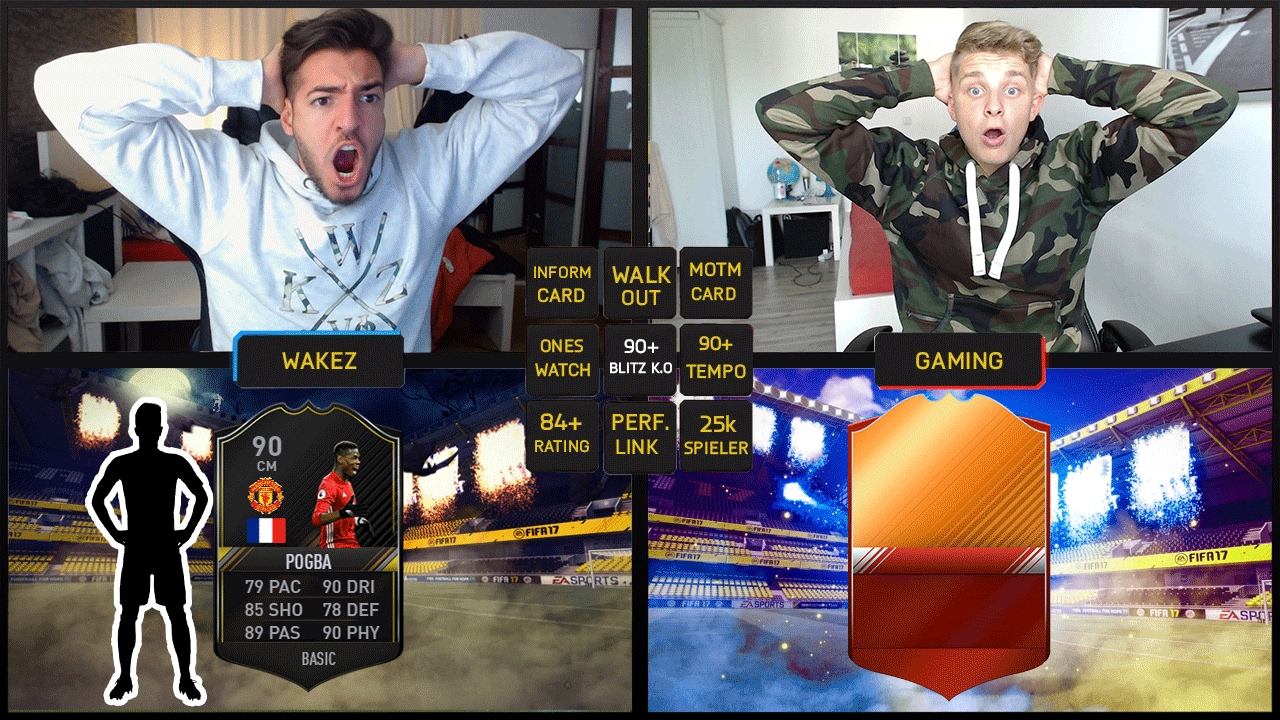 OMG! BEST PACK OPENING FIFA BINGO 😲😱 FIFA 17 FIFAGAMING vs WAKEZ