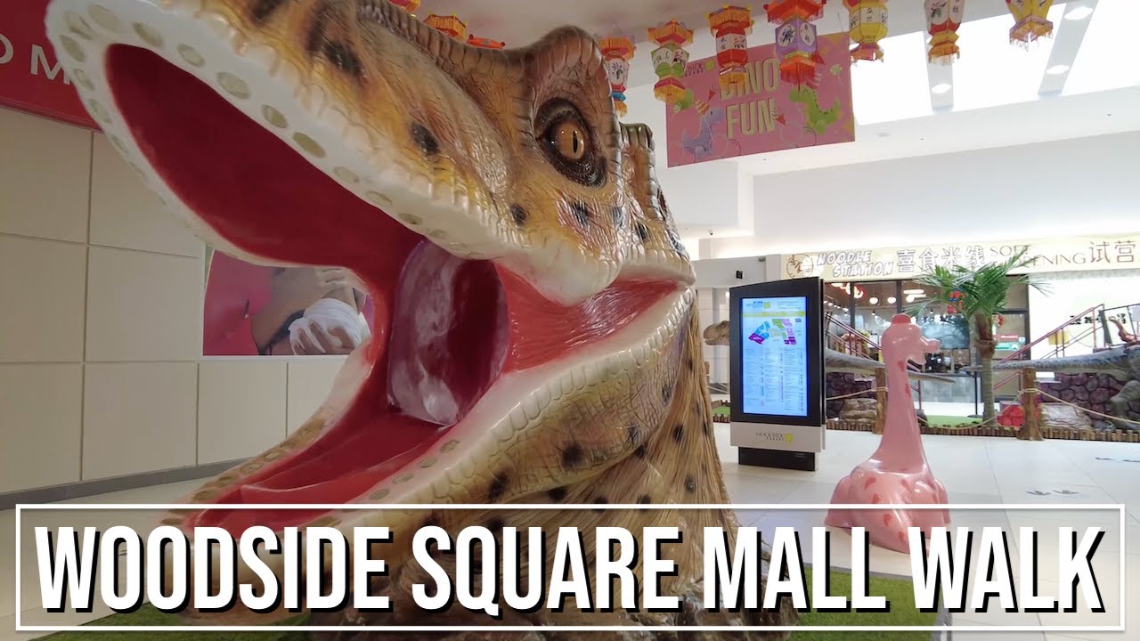Dinosaur Exhibit Inside a Toronto Mall | Woodside Square Walk [4K] 🇨🇦