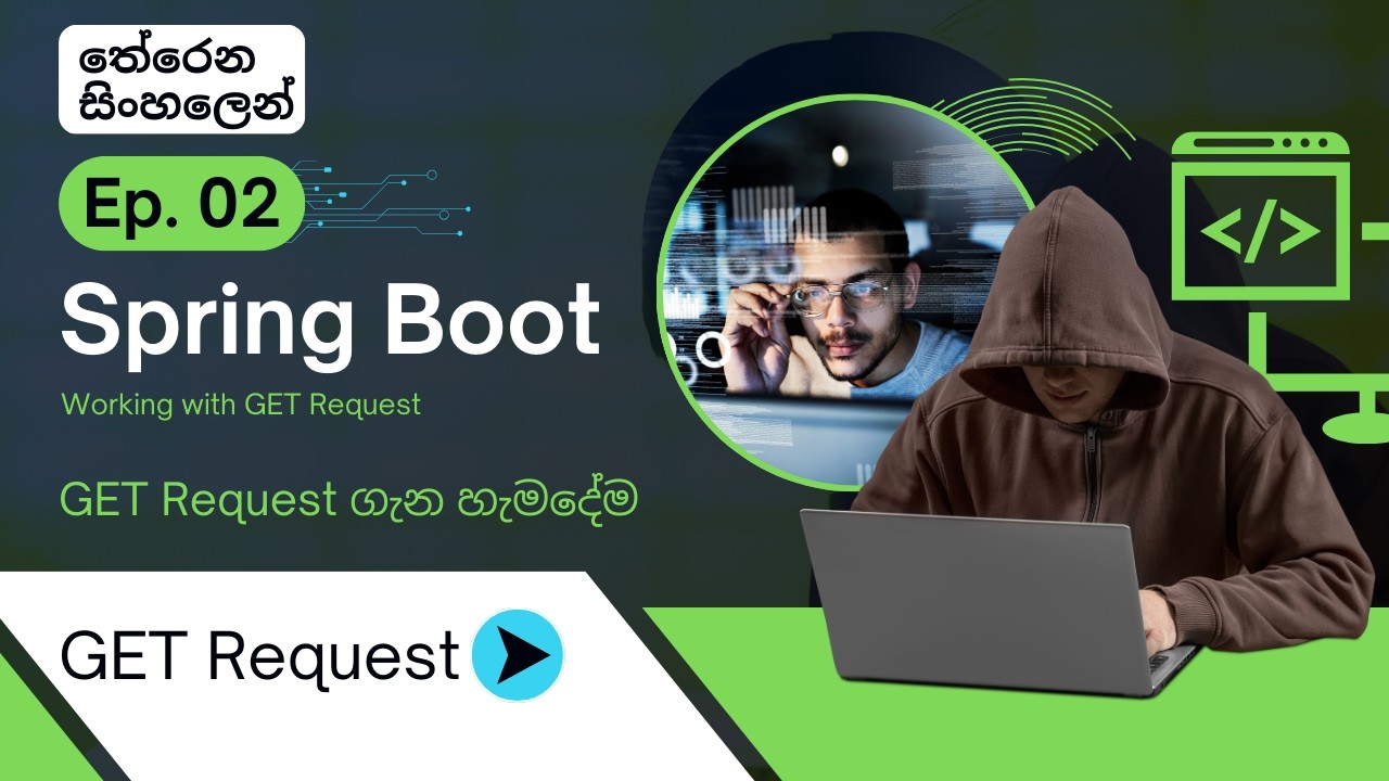 Spring Boot GET Request Sinhala | Create Your First REST API | Lesson 02