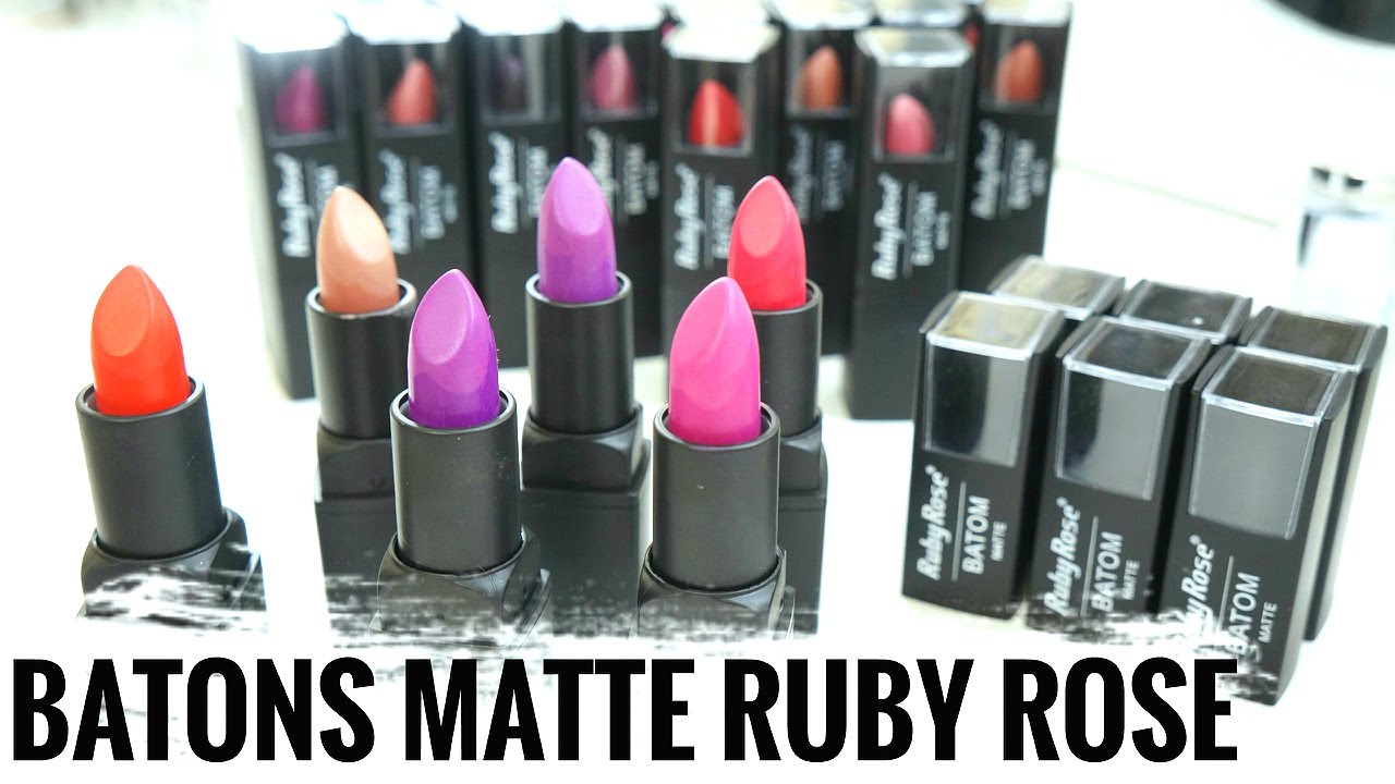24 CORES DE BATONS | BATOM MATTE RUBY ROSE