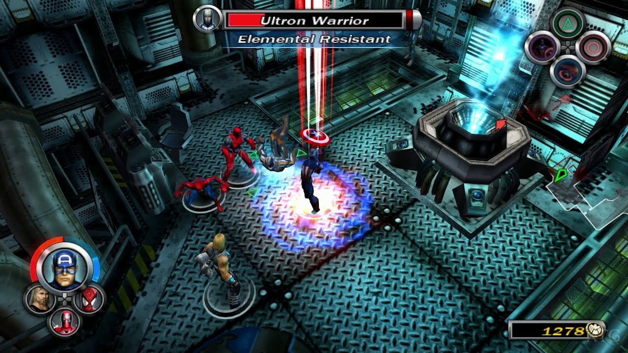 Marvel: Ultimate Alliance PS2 Геймплей HD (PCSX2)