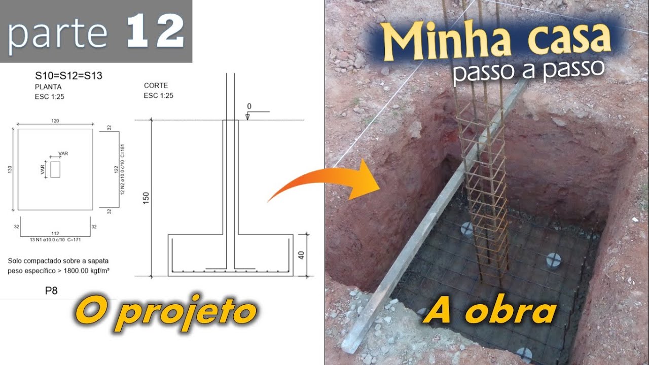 # 12 - Como fazer a SAPATA da construção da casa