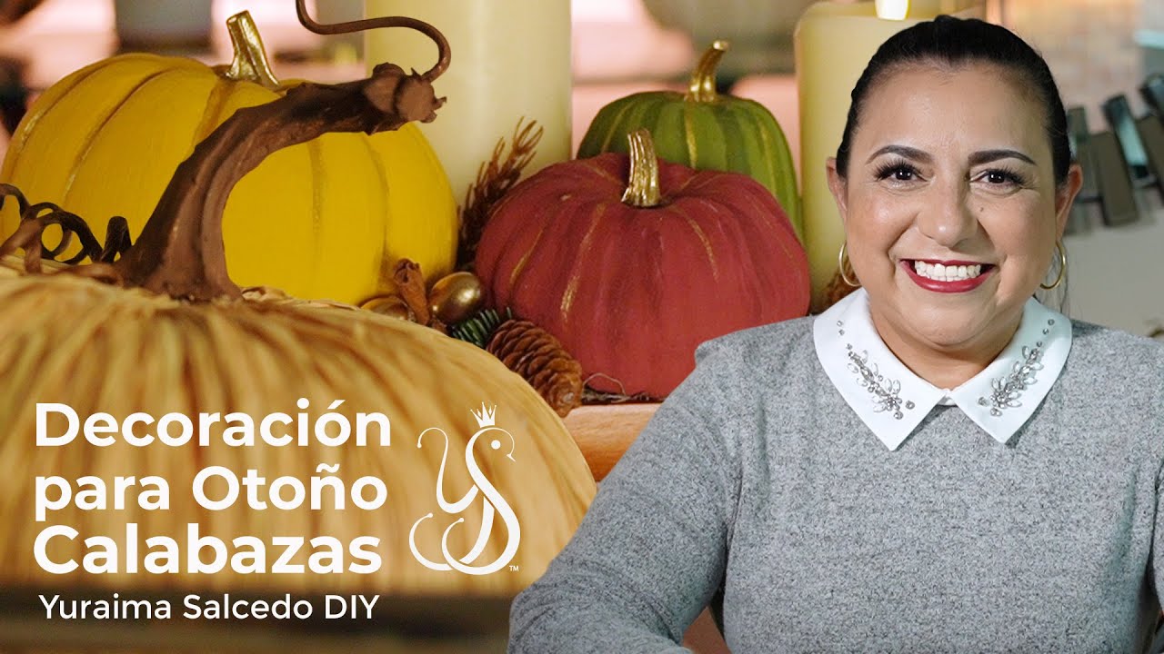 Cómo hacer una hermosa decoración para otoño con calabazas. DIY otoño