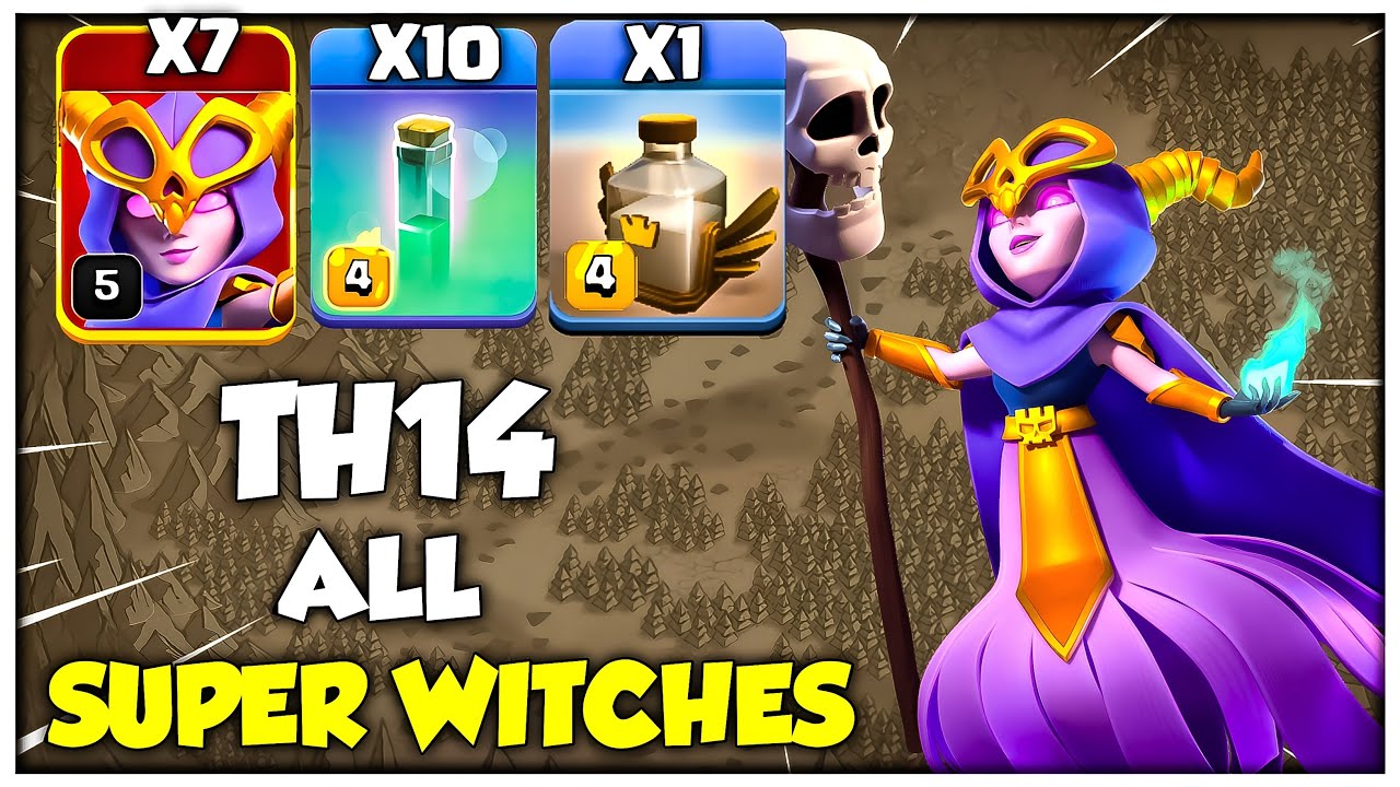 EASY TH14 vs TH16 TRIPLES! RC Charge + Super Witches Attack Strategy | Clash of Clans