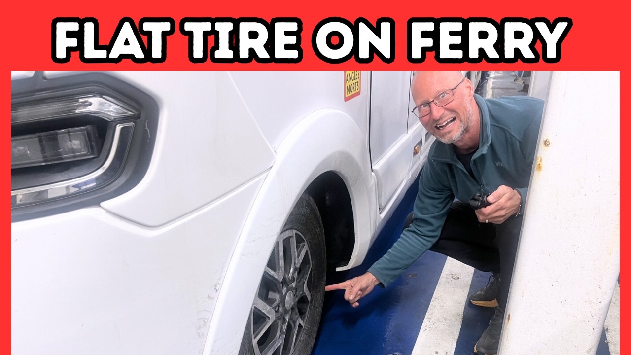 Flat Tire on Ferry - Going back to Sweden - Mobile Living