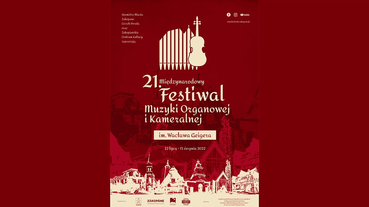 Rozpoczęliśmy 21. Międzynarodowy Festiwal Muzyki Organowej i Kameralnej im. Wacława Geigera