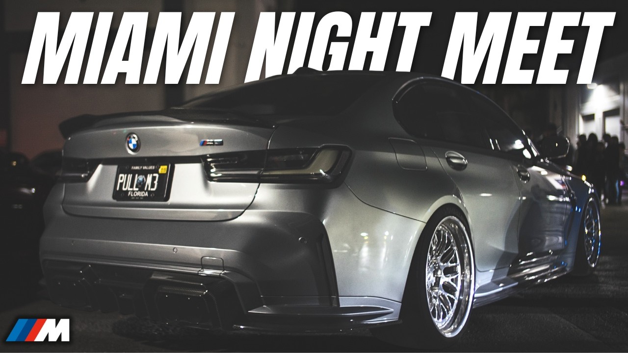 Встреча BMW Ms TAKEOVER MIAMI NIGHT 🔥 Предварительная встреча, посвященная чистой культуре