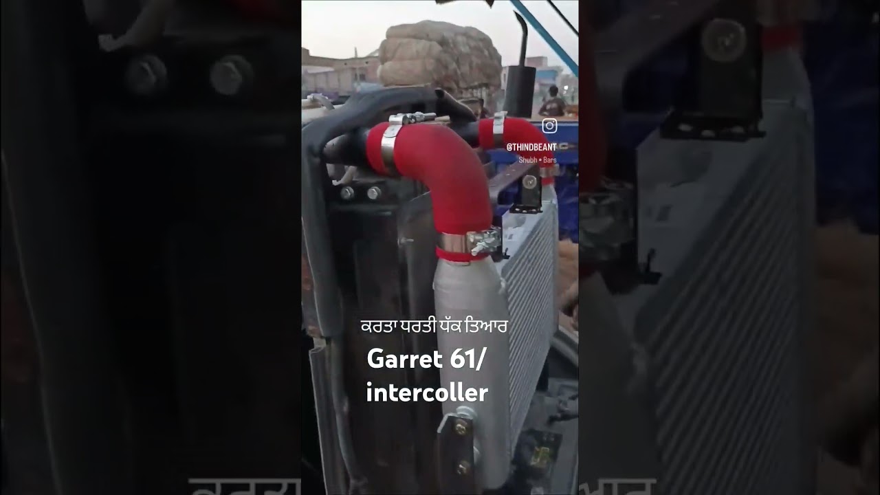 Sonalika-60 with Garrett 61 no with intercooler #automobile #farming #jattlife