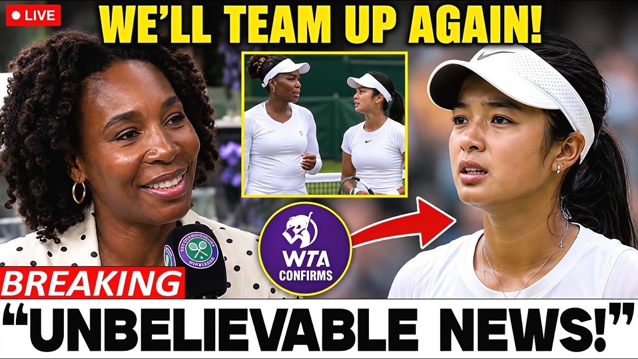 Venus Williams CONFIRMS Reunion With Alex Eala for Doubles &mdash; WTA Fans Can't Believe It! 🎾