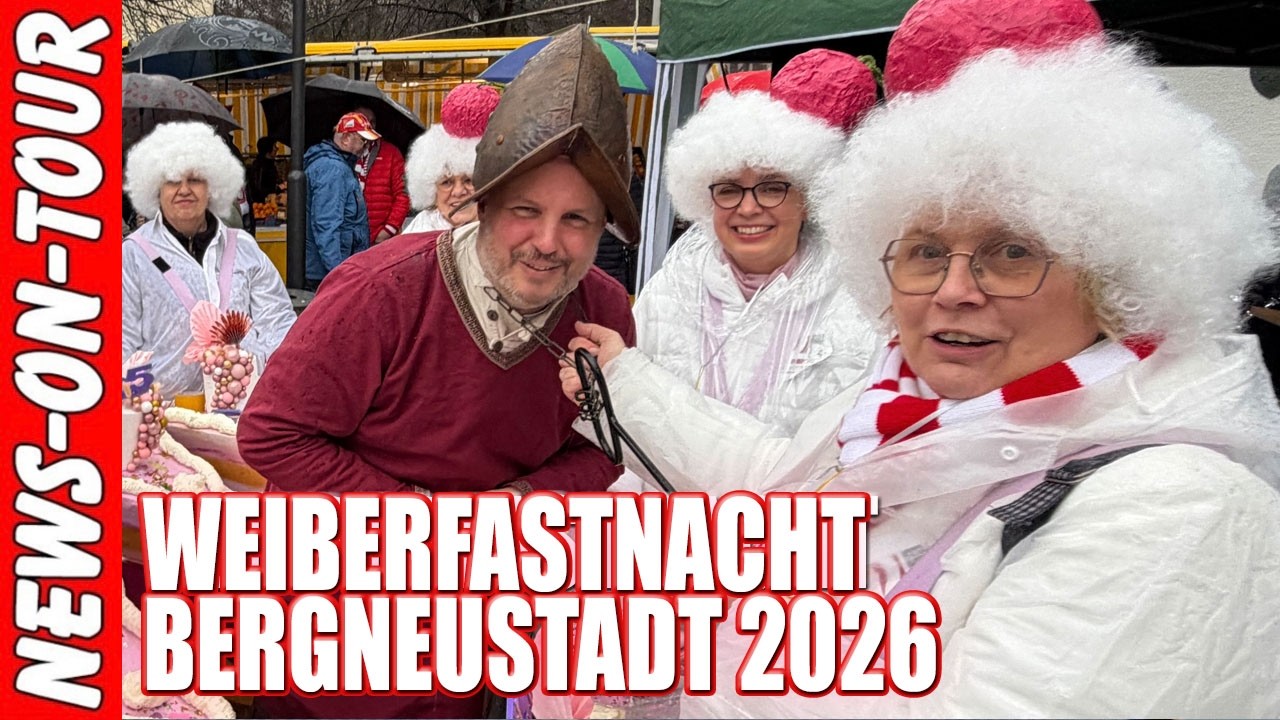 Bergneustadt Weiberfastnacht 2026 🎉 Rathaussturm mit den Stephinchen & Bürgermeister Matthias Thul