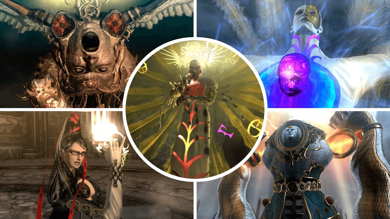 Bayonetta - All Bosses (No Damage)