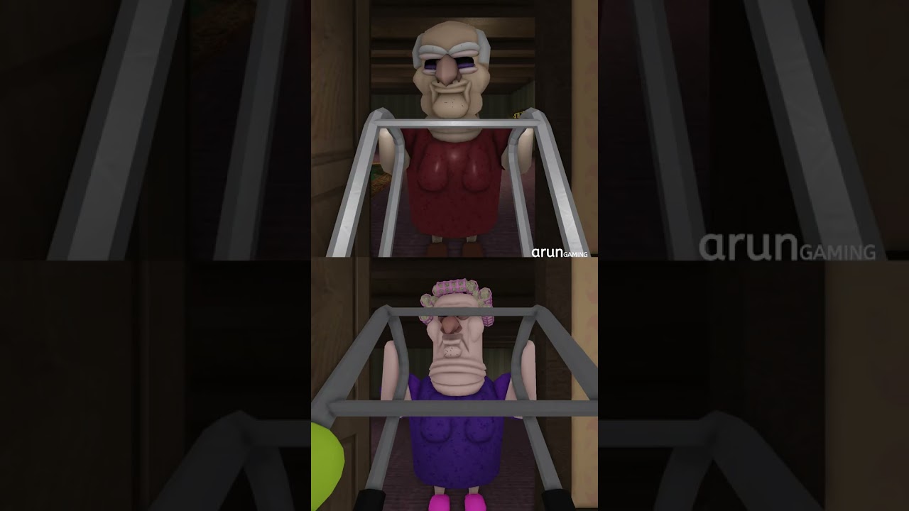 Roblox - GRUMPY GRAN VS GRUMPY GRANDPA! FUN Chase and JUMPSCARE