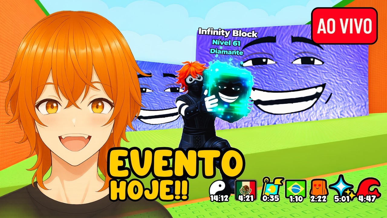 EVENTO FUJA do TSUNAMI para BRAINROTS HOJE!! 💙 XD AO VIVO #roblox