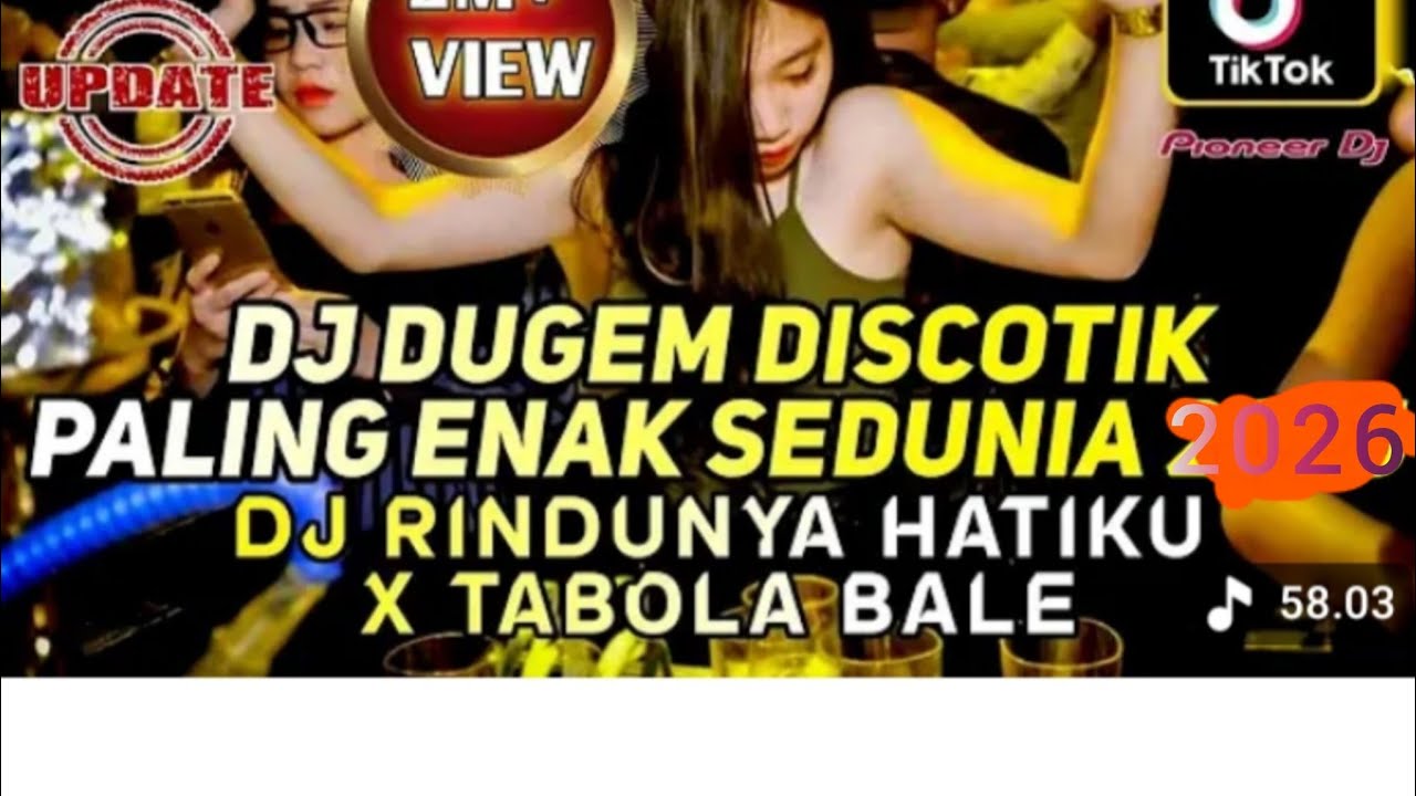 DJ DUGEM DISKOTIK TERBARU YANG KALIAN CARI😜😜 (RINDU NYA HATI KU)